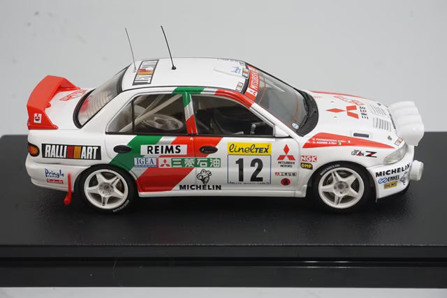 1:43 HPI 8546 Mitsubishi Lancer Evolution II Monte Carlo 1995 #12