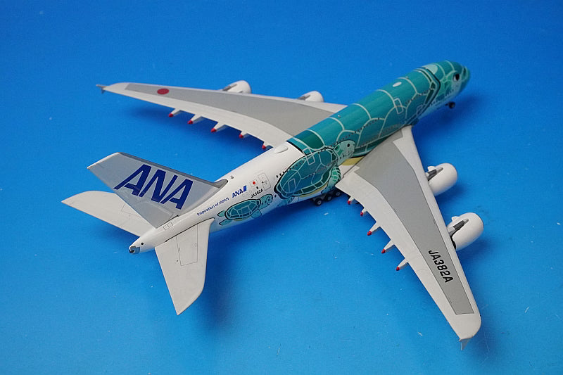 1:400 A380-800 ANA FLYING HONU Kai Green JA382A 04210 Phoenix airplane model