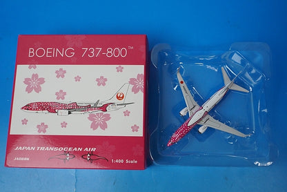 1:400 B737-800 JTA Japan Transocean New Sakura Whale Jet 04173 Phoenix airplane model