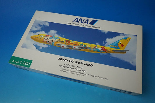 1:200 B747-400 ANA Pokemon Pikachu Jumbo JA8957 NH20010 ANA