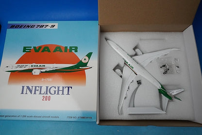 1:200 Airbus B787-9 EVA Air B-17881 IF789EV1119 INFLIGHT airplane model