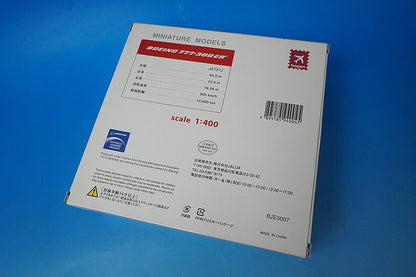 1:400 B777-300ER JAL Shintsurumaru Paint JA737J BJE3007 JALUX airplane model