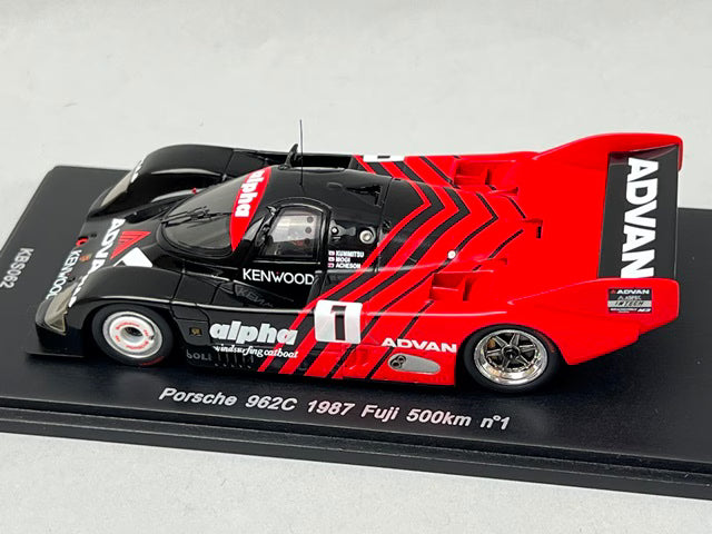 1:43 Spark KBS062 International Trade Custom Porsche 962C Fuji 500km 1987 #1 model car