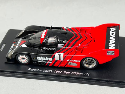 1:43 Spark KBS062 International Trade Custom Porsche 962C Fuji 500km 1987 #1 model car