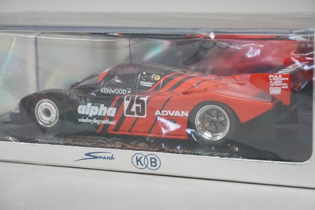 1:43 SPARK KBS054 Porsche 962C SUZUKA 1000km 1989 #25