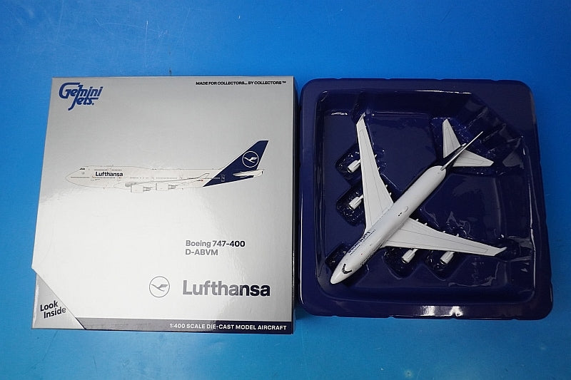 1:400 B747-400 Lufthansa D-ABVM GJDLH1826 Gemini airplane model