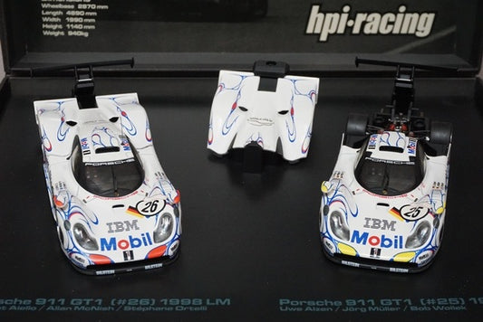 1:43 HPI 8051 Porsche 911 GT1 Le Mans 1998 #25 & #26