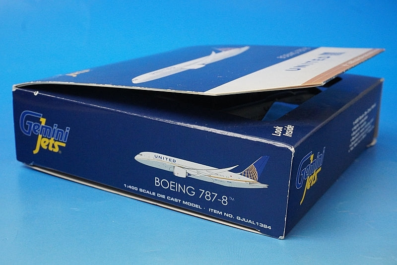 1:400 B787-8 United N27901 GJUAL1384 Gemini airplane model