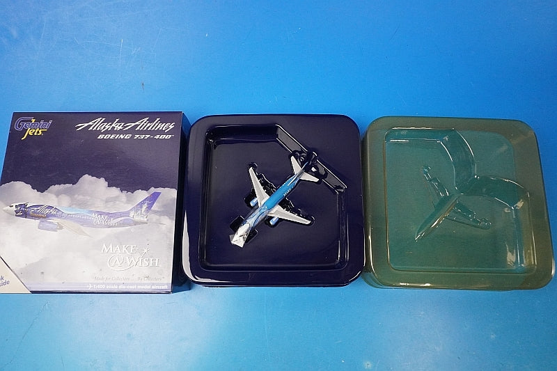 1:400 B737-400 Alaska MAKE A WISH Disneyland N706AS GJASA748 Gemini airplane model