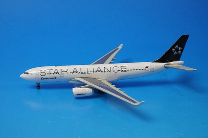 1:400 A330-200 EgyptAir Star Alliance SU-GCK JC4234 JC Wings airplane model