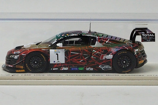 1:43 SPARK SP071 Audi R8 LMS Ultra Azerbaijan Baku World Challenge Winner 2014 #1