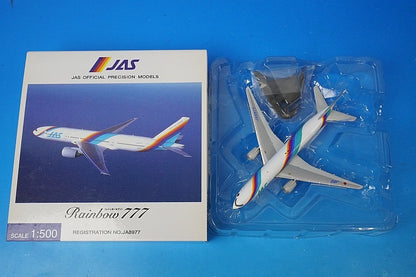 1:500 B777-200 JAS Japan Air System Rainbow Seven JA8977 JD51003 JALUX