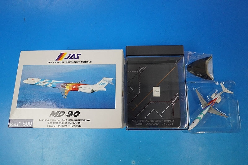 1:500 MD-90 JAS Akira Kurosawa Unit 1 JA8064 JD51006 JALUX airplane model