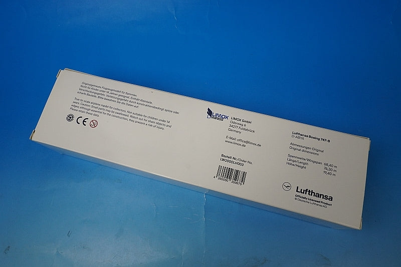 1:200 B747-8 Lufthansa D-ABYA LW200DLH003 LIMOX airplane model