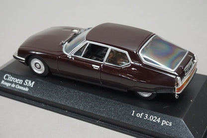 1:43 MINICHAMPS 400111024 Citroen SM 1970 Dark Red