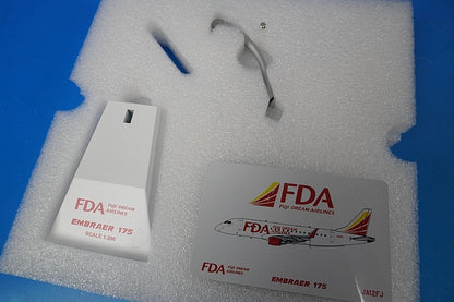 1:200 Embraer 175 FDA No. 12 White JA12FJ EW2175001 airplane model