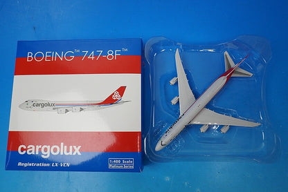 1:400 B747-8F Cargolux 50 years LX-VCN 11606 Phoenix airplane model