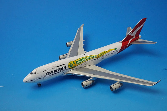 1:400 B747-400 Qantas SOCCERROOS VH-OJS GJQFA962 Gemini airplane model