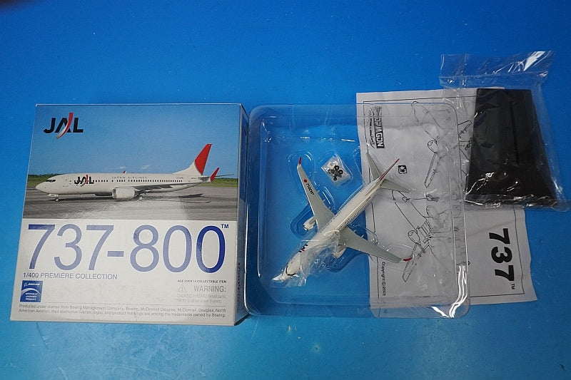 1:400 B737-800 JAL Arc Paint JA301J 56016 JALUX airplane model