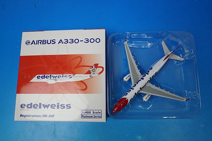 1:400 A330-300 Edelweiss HB-JHR 11237 Phoenix airplane model
