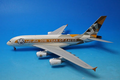 1:200 A380-800 Etihad Year of Zayed 2018 A6-APH XX2034 JC Wings airplane model