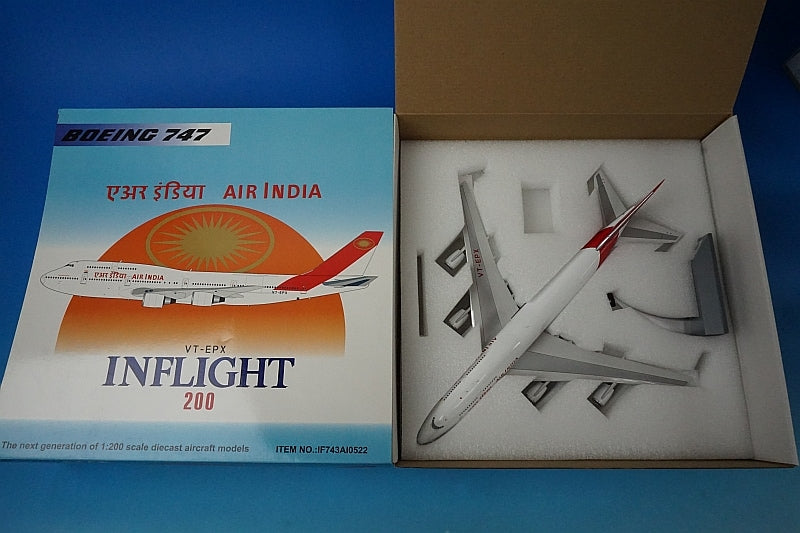 1:200 B747-300 Air India VT-EPX IF743AI0522 INFLIGHT airplane model