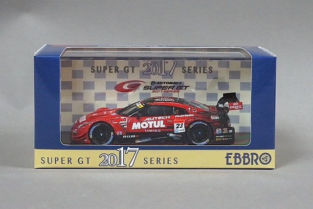 1:43 EBBRO 45510 Nissan MOTUL AUTECH GT-R Super GT GT500 2017 #23 model car