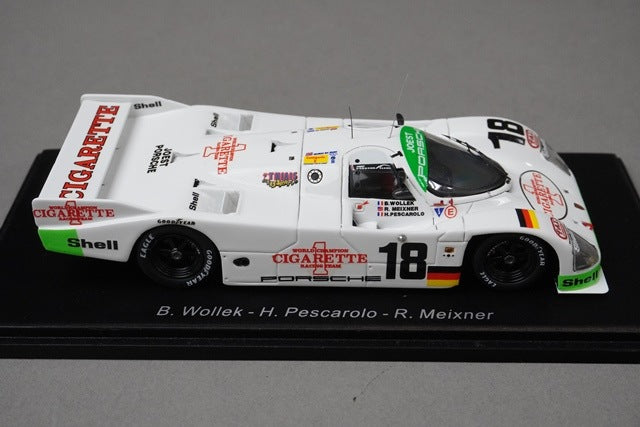 1:43 SPARK S1918 Porsche 962C #18 9th LM 1993 model car