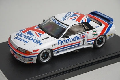 1:43 HPI 8606 Nissan Reebok Skyline GT-R JTC SUZUKA 1990 #1