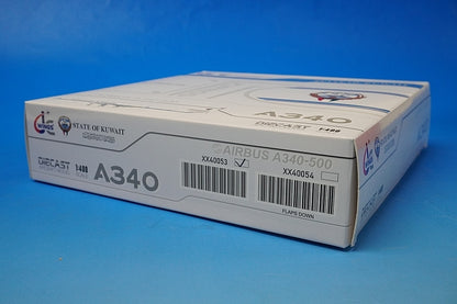 1:400 A340-500 Kuwait Government VIP Plane 9K-GBA XX40053 JC Wings airplane model