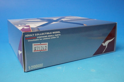 1:200 DHC-8-400 Qantaslink Pink Ribbon VH-QOD #71247 Jet-x airplane model