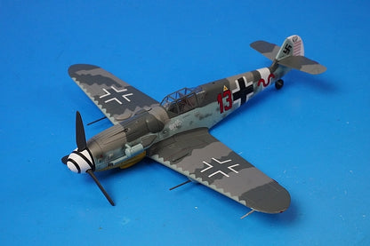 1:48 BF109G-6 Luftwaffe 27th Fighter Wing 11th Squadron Flight Sergeant Heinrich Bartels #13 HA8756 Hobby Master