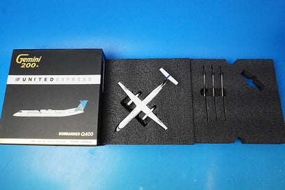 1:200 Bombardier DASH8-Q400 United Express N354NG G2UAL251 Gemini airplane model