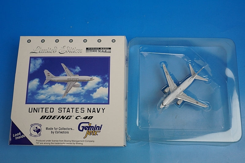1:400 C-40 USN United States Navy #RY-831 GJUSN295 Gemini airplane model