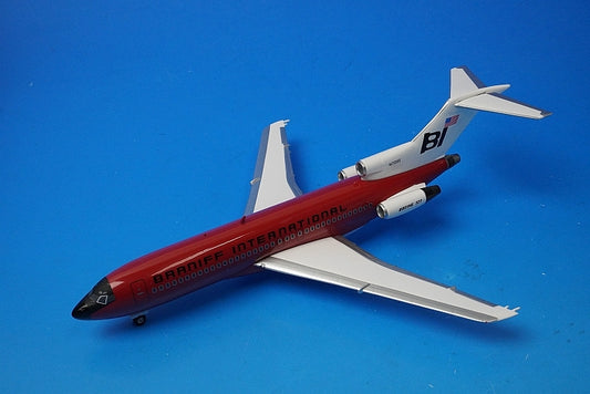 1:200 B727-100 Braniff International Red Jellybean N7296 IF721017 INFLIGHT airplane model