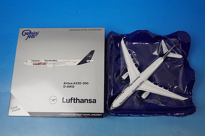 1:400 A330-300 Lufthansa Fanhansa Diversity Wins. D-AIKQ GJDLH2191 Gemini