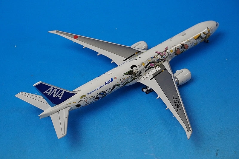 1:400 B777-300ER ANA Pokemon Eevee Jet NH JA784A SA4033 JC Wings airplane model