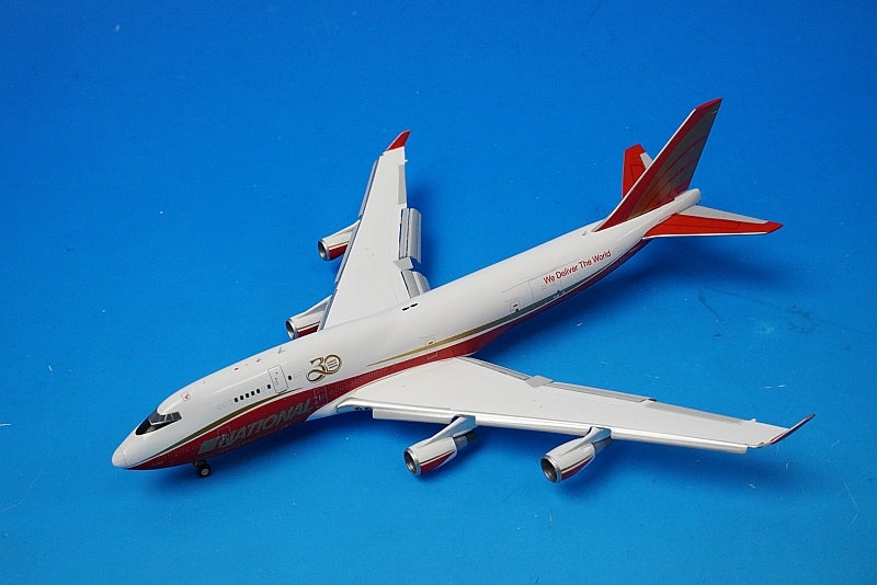 1:400 B747-400BCF cargo conversion National Air 30th anniversary flap down N936CA LH4278A JC Wings airplane model