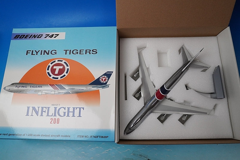 1:200 B747-200F Flying Tiger N815FT IF742FT0620P INFLIGHT airplane model