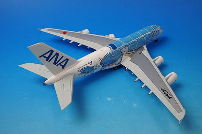 1:200 A380-800 ANA FLYING HONU Lani Blue JA381A NH20232 ANA airplane model