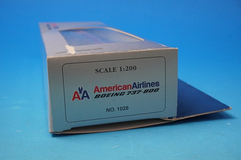 1:200 B737-800 AA American No registration number 1028 Hogan airplane model