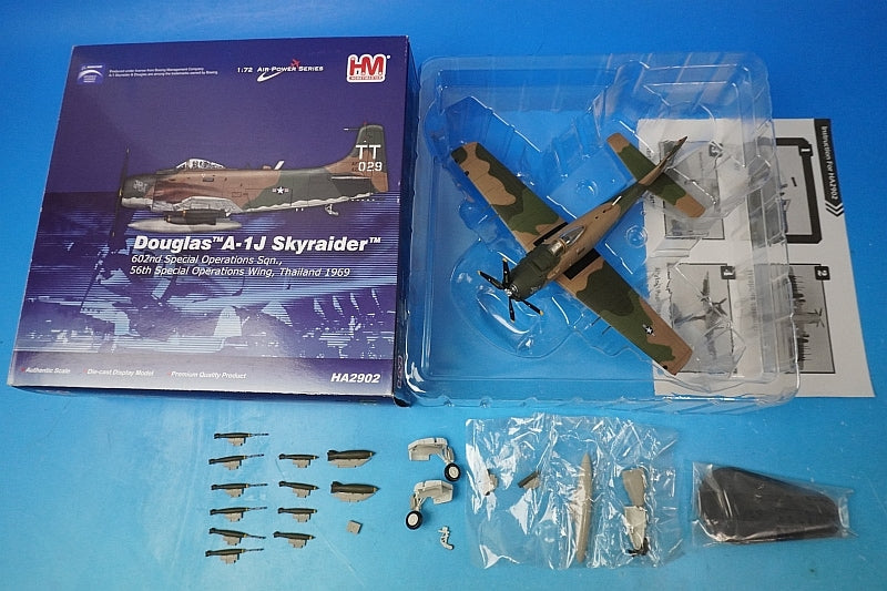 1:72 A-1J Skyraider USAF HA2902 HOBBY MASTER airplane model