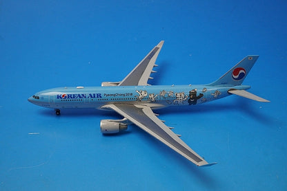 1:400 A330-200 Korean Air PyeongChang Olympics 2018 HL8227 EW4332001 JC Wings airplane model