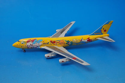 1:400 B747-400 ANA Pokemon Pikachu Jumbo JA8957 74403 Gemini airplane model