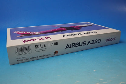 1:100 Peach A320-214 JA824P MM10008 EVER RISE airplane model