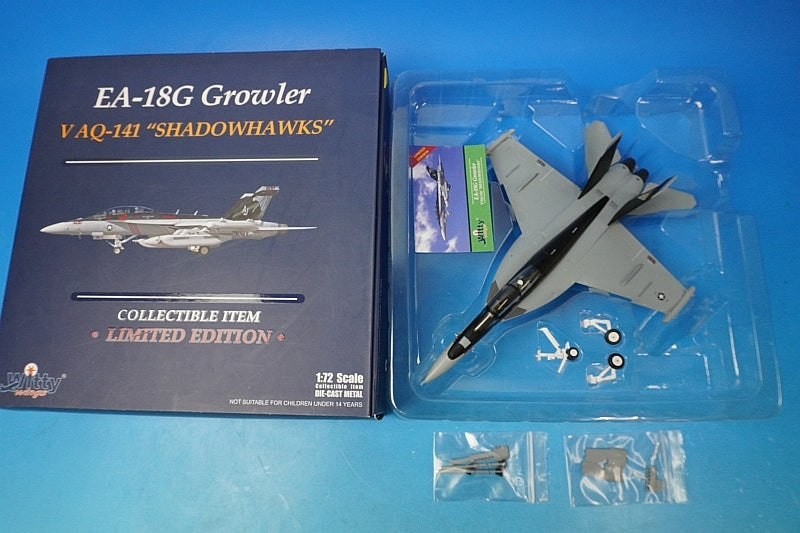 1:72  EA-18G Growler USN VAQ-141 Shadow Hawks 2010 WTW-72-029-001 Witty Wings airplane model