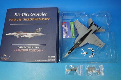 1:72  EA-18G Growler USN VAQ-141 Shadow Hawks 2010 WTW-72-029-001 Witty Wings airplane model
