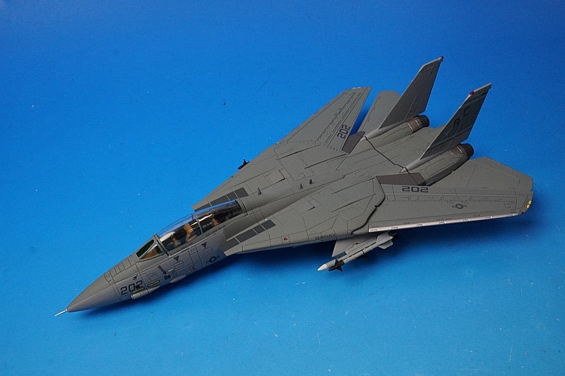 1:72 F-14A USN Swordsmen AC202 aboard the aircraft carrier USS John F. Kennedy #159437 HA5206 Hobby master