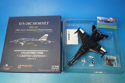 1:72 Boeing F:A-18C Hornet U.S. Navy VFC-12:12th Composite Fighter Squadron WTW-72-026-007 Witty Wings airplane model