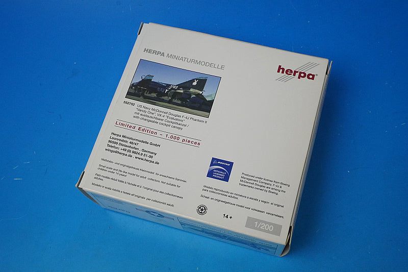 1:200 F-4J US Navy VX-4 Evaluators Vandie One [552752] Herpa